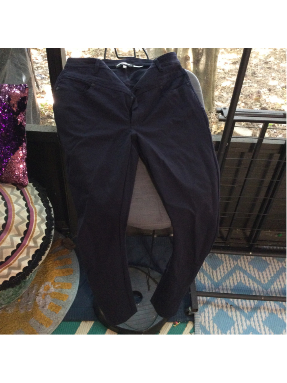 Women's Karl Lagerfeld Black Trousers Size 4